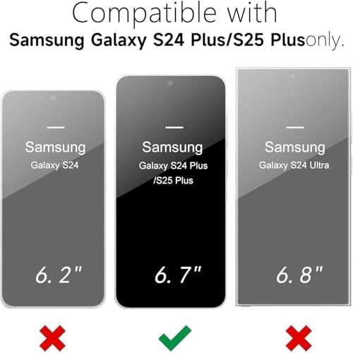 oakxco for Samsung Galaxy S25 Plus/ S24 Plus Case Silicone Mag Safe, Magnetic Slim Thin Phone Case Compatible with Magsafe, Women Girls Girly Aesthetic Soft Rubber Safecase with Camera Cover, White - color: White, size: S24 Plus/ S25 Plus