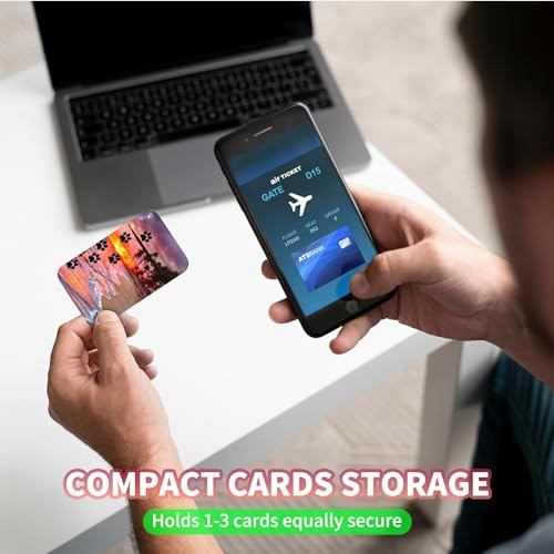 Phone Credit Card Holder Stick on, Phone Case Wallet, Cell Phone Pocket Self Adhesive Stretchy Lycra Stick on Wallet ID Credit Card Case Pouch Sleeve for All Smartphones, Dog Paw Print Beach - color: 144