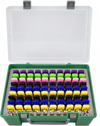 FULLCASE USB Flash Drive Case for SanDisk,for Samsung,for PNY,104-Slot - color: Green