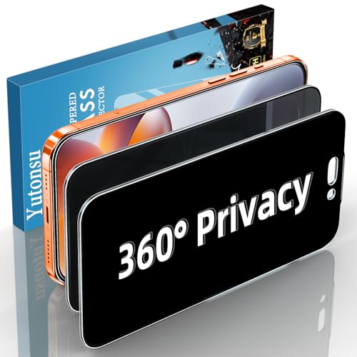 360 Degree Privacy Screen Protector for iPhone 17 Pro Max 6.9-Inch - size: iPhone 17 Pro Max