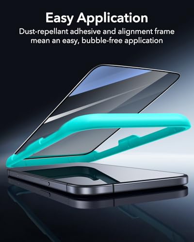 ESR 3 Pack for iPhone 16 Pro Max Privacy Screen Protector, Align Frame
