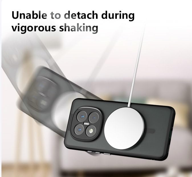 Compatible with Xiaomi Redmi Note 14 Pro+ 5G Case Cover,Compatible with MagSafe,Compatible with Xiaomi Redmi Note 14 Pro Plus 5G Built-in Magnetic Anti-Shock Cell Phone Case Black - size: Compatible with Xiaomi Redmi Note 14 Pro+ 5G