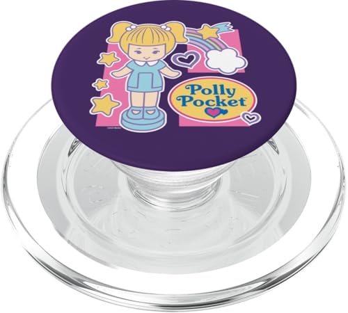Polly Pocket - Rainbow And Stars PopSockets PopGrip for MagSafe - style: Magnetic PopGrip
