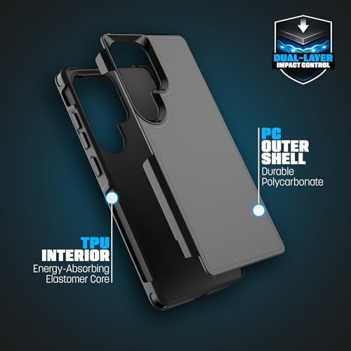 Encased Shockproof Case for Samsung Galaxy S26 Ultra with Belt Clip Holster (Compatible with MagSafe) Heavy Duty Rugged Protection (Challenger Series) - size: S26 Ultra
