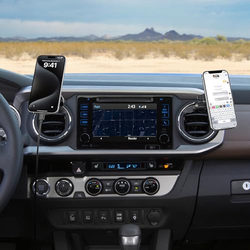 Wireless Charger Magnetic Mount Compatible with Toyota Tacoma 2016-2023 - style: Magnetic Charger Mount
