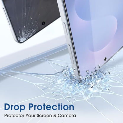 amFilm OneTouch for Samsung Galaxy S25 Edge Screen Protector Tempered Glass - size: S25E-6.7"