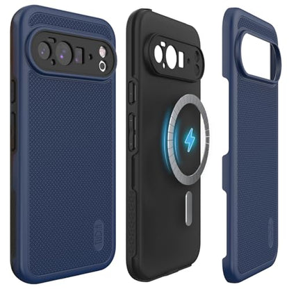 TUDIA MergeGrip [Compatible with Magsafe & Pixelsnap] for Google Pixel 10 Pro XL Case 2025, [Military Grade] Dual-Layer Shockproof Slim Non-Slip Heavy Duty Protective Phone Cases – Indigo Blue - color: Indigo Blue, size: Pixelsnap 10 Pro XL