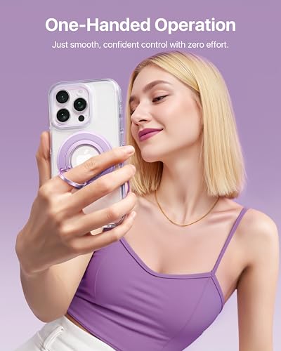 andobil 2026 3rd Gen Stability Magnetic Phone Ring Grip for MagSafe, Purple - color: Purple