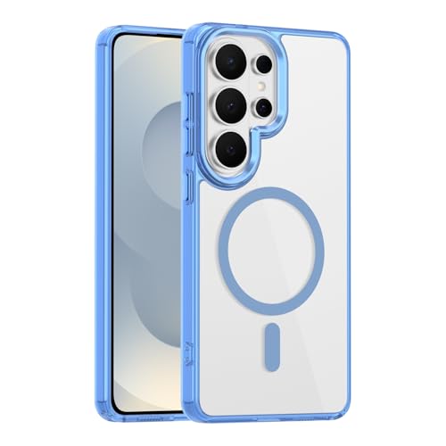 Lunivop for Samsung Galaxy s26 Ultra Case Hard [Compatible with Magsafe Wireless Charging] Yellowing Resistant Magnetic Cover Clear para S 26 Ultra 6.9 '' 5G 2026 Rugged Best Phone Cases Light Blue - color: Light Blue, size: Compatible with Samsung Galaxy