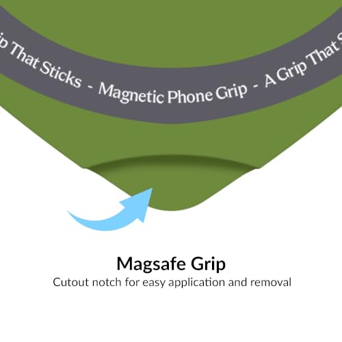 Velvet Caviar Suction Cup Phone Case Mount Compatible with MagSafe Devices Only - Magnetic Silicone Sticky Phone Grip Holder for iPhone Back of Phone - Mirror Gripper (Matcha Green Heart) - color: Matcha Green Heart