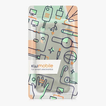 kwmobile Case Compatible with Samsung Galaxy S21 Case - Slim TPU Silicone Phone Cover - Soft Touch Finish - Gray Green - color: gray green, size: Galaxy S21