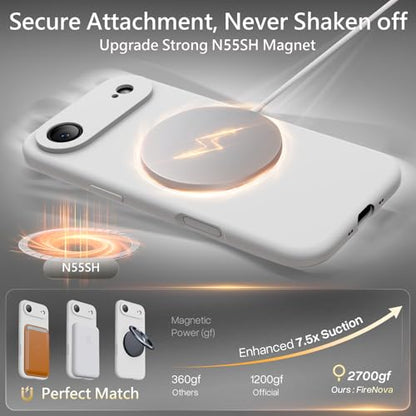 FireNova Magnetic for iPhone Air Case, 6.5", White - color: White, size: Iphone Air