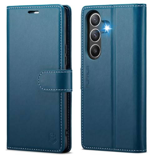 FLIPALM Wallet Case for Samsung Galaxy S26 6.3", Blue | Card Holder, RFID Blocking, PU Leather Folio Flip, Kickstand, Protective Shockproof Cover - color: Blue, size: Samsung Galaxy S26