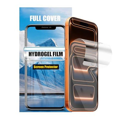 LOOKSEVEN 3 Pack Hydrogel Film For iPhone 17 Pro - size: iPhone 17 Pro