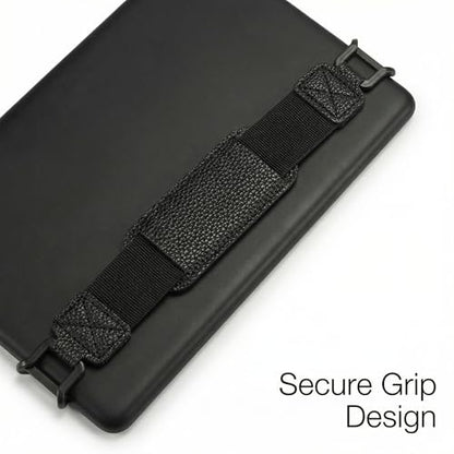 Threetols Hand Strap for Kindle Accessories Comfy Silicone Grip Alternative to Case or Cover Fits Versatile and Lightweight Finger Grip Holder(Black) - color: style 1
