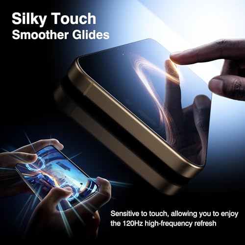 EZ-GLAZ-4+2 Pack for iPhone 16 Pro Screen Protector (6.3") HD Clear - size: iPhone 16 Pro