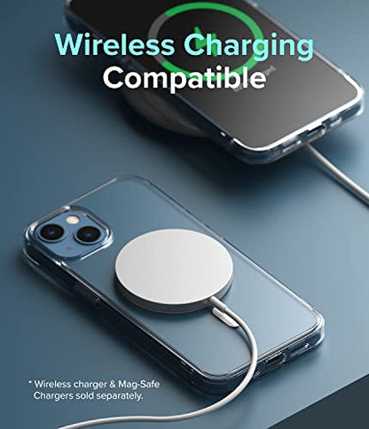 Ringke for iPhone 13 Mini Case [Fusion Magnetic Matte Clear] | Compatible with MagSafe, Oil & Dirt Resistant, Anti-Fingerprint Technology Prevents Oily Smudges, Feels Velvety Soft - size: iPhone 13 Mini