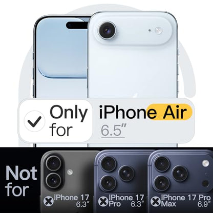 JETech Slim Case for iPhone Air, Sky Blue - color: Sky Blue