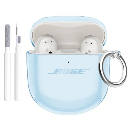 Aircawin for Bose QuietComfort Earbuds II/QuietComfort Ultra 1/2 Case Clear - color: Clear Blue