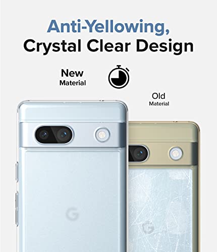 Ringke for Google Pixel 7a Case [Fusion Matte Clear] | Oil & Dirt Resistant, Anti-Fingerprint Technology Prevents Oily Smudges, Frosted Coating Feels Velvety Soft - size: Pixel 7a