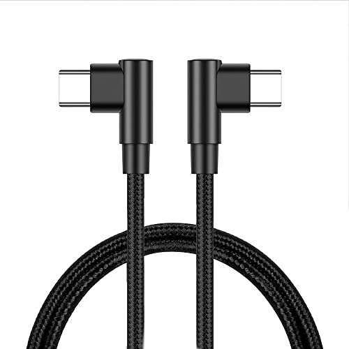 90 Degree USB C Power Data Cable 3FT, 60W PD Fast Charging & 480Mbps Dat - style: USB C Male to Male (1M/3FT)