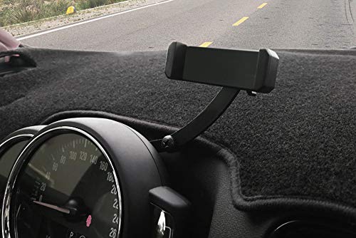 iJDMTOY Behind Tachometer Phone Holder for MINI Cooper Gen2 R55/R56/R60/R61