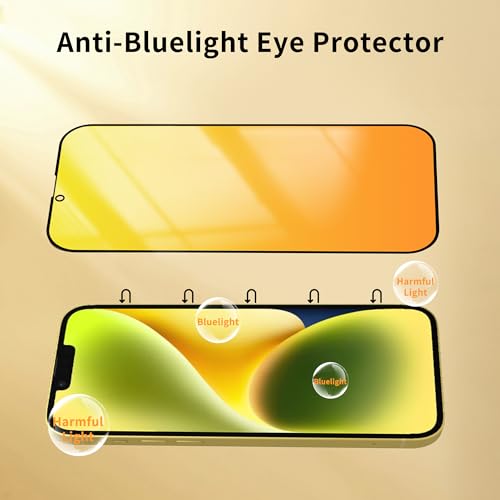 Privacy Screen Protector for iPhone 14/13 /13 Pro (Gold) - color: for iPhone 14 / 13 / 13 Pro (Gold)