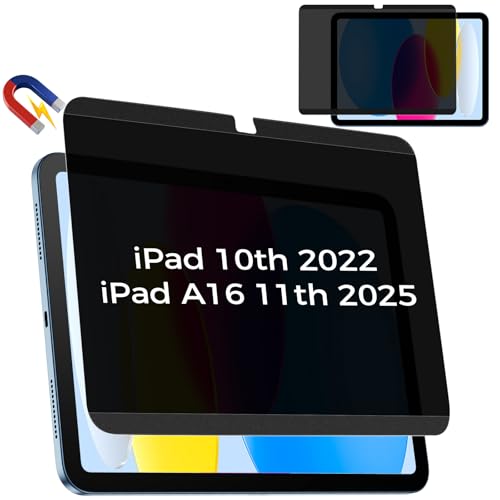 4-Way Magnetic Privacy Screen For iPad 11th Gen A16 - color: 360 Magentic Privacy Screen, size: iPad 11th Gen(A16) 11"