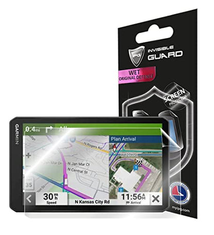 IPG For Garmin dēzl™ OTR720 - OTR710 - dēzlCam™ OTR725 7 Inch GPS Truck Navigator Screen Protector Invisible Ultra HD Clear Film Anti Scratch Skin Guard - Smooth/Self-Healing/Bubble -Free for otr710-20 - size: OTR720 - OTR710