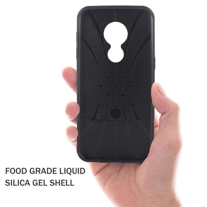 for Cricket Ovation 1 U705AC/AT&T Radiant Max 4G U705AA Case Black | Rugged Thin Slim, Cell Accessories, Anti-Slip, Fit Rubber TPU Mobile Phone Silicone Cover for ATT 6.5 Women Men - color: Black