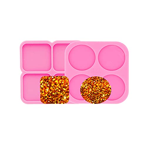 Super Glossy Resin Mold Phone Grip Epoxy Molds, Silicone Molds for Badge Reel DIY Telephone Stands Design (YMDY0533+DY1128) - color: YMDY0533+DY1128
