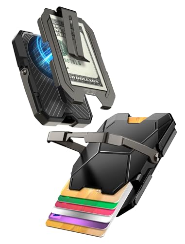 i-Blason for MagSafe Wallet with Stand & Money Clip, 6-Card Holder, Black - color: Black, size: with Money Clip