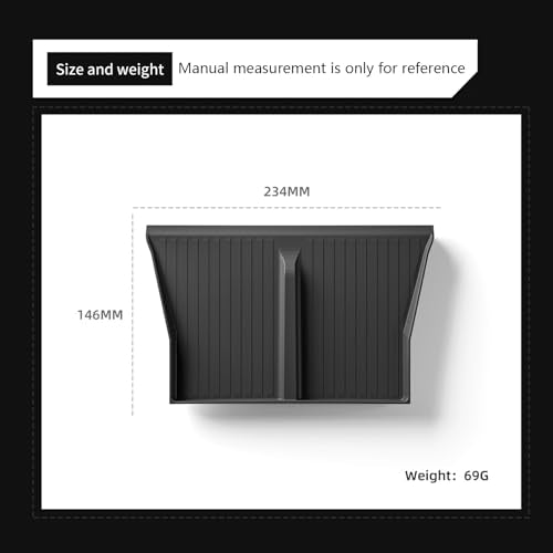 LUCKEASY Wireless Charger Mat for Tesla Cybertruck 2023-2025 2026 - size: Classic Style - Cybertruck 2023-2025