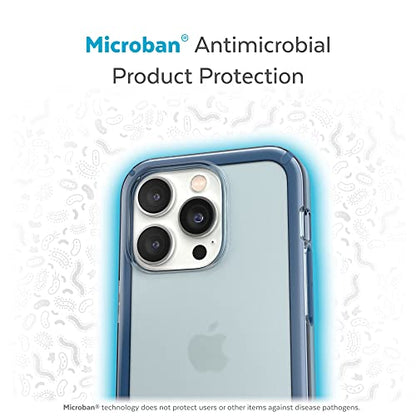 Speck iPhone 14 Pro Max Case - Drop Protection with Scratch Resistant Dual Layer Slim Phone Case for 6.7 Inch iPhones 14 Pro Max - Anti-Yellowing & Anti-Fade Case - Glass Navy/Winter Navy GemShell - color: Glass Navy/Winter Navy
