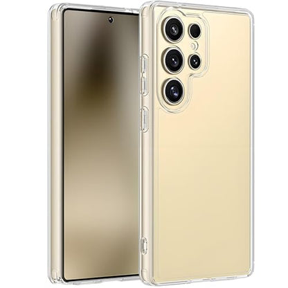 TENOC Phone Case for Samsung Galaxy S25 Ultra, Clear Case Anti-Yellowing Protective Bumper Hard Back Cover - color: Clear Anti-Yellowing, size: S25 Ultra