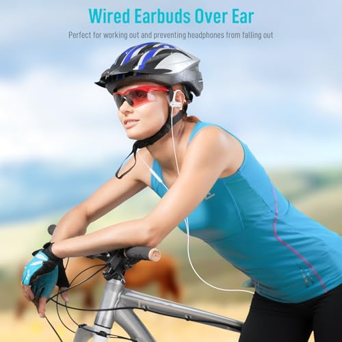 USB C Headphones Over Ear Hook for iPhone 17 16 15 18 Pro Max Duo Plus - color: White