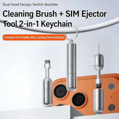 Portable Card Removal and Tool with Aluminum Construction with Builts in Keyring for Gadgets Card Ejector - color: B