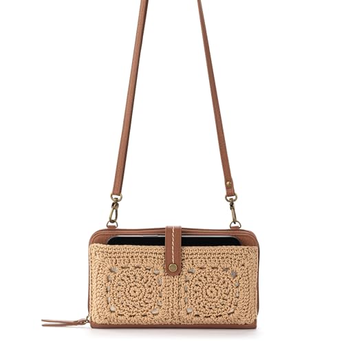 The Sak Iris Smartphone Crossbody Purse - Small Women's Cellphone Bag & Wallet For Everyday- Convertible Wristlet With Zipper | Fits Most Smartphones, Card Slots & Zip Pocket, Detachable Wristlet & Crossbody Straps, Hands-Free for Travel & Errands - color