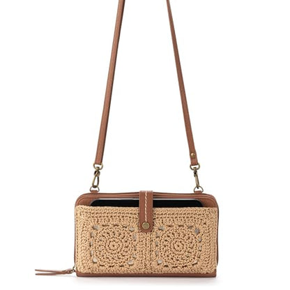 The Sak Iris Smartphone Crossbody Purse - Small Women's Cellphone Bag & Wallet For Everyday- Convertible Wristlet With Zipper | Fits Most Smartphones, Card Slots & Zip Pocket, Detachable Wristlet & Crossbody Straps, Hands-Free for Travel & Errands - color