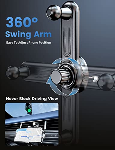 eSamcore Car Vent Phone Mount, Car Phone Holder for Your Air Vent Clip