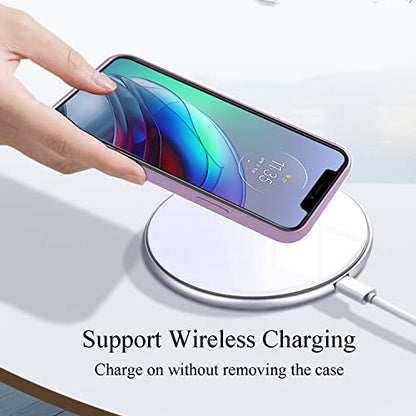 Soft Silicone Protective Case for Samsung A42 5G (Purple) | Matte Soft Touch for Samsung Galaxy A42 5G Phone Case Silicone Slim Cute Anti-Fingerprint Elegant Cover Shockproof Aesthetic - color: Purple