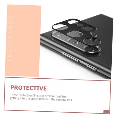 NUOBESTY 4pcs Ultra Screen Protector Lens Covers Phone Camera Case Scratch Look