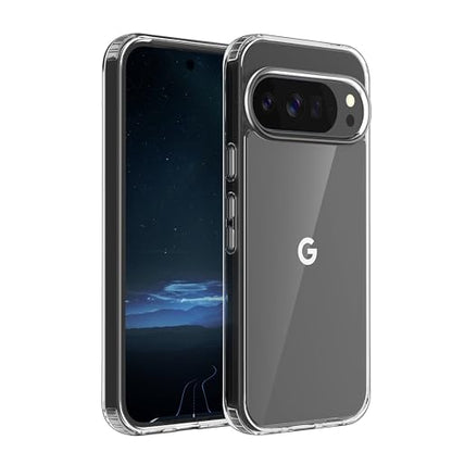 ONES for Google Pixel 10 Pro / 10 Slim Case Clear, PC + TPU Hybrid, Military-Grade Drop Gurad, Anti-Yellowing, Anti-Slip, Shockproof Silicone Hard Cover, Scratch Resistant, Transparent Case - color: HD Highly Clear, size: Pixel 10Pro / 10
