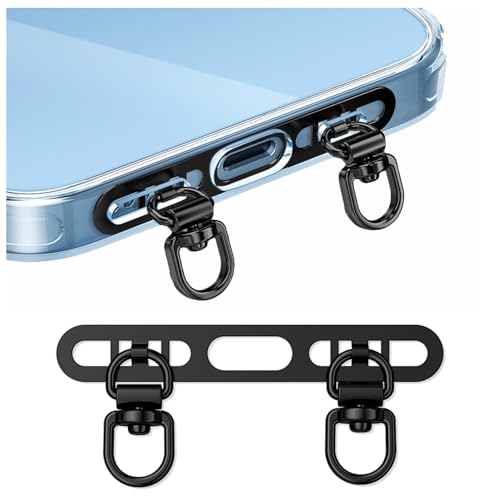 Phone Tether Tab, Bending Design 0.2mm Ultra-thin Stainless Steel Cellphone Lanyard Metal Patch Tether Tab - color: I