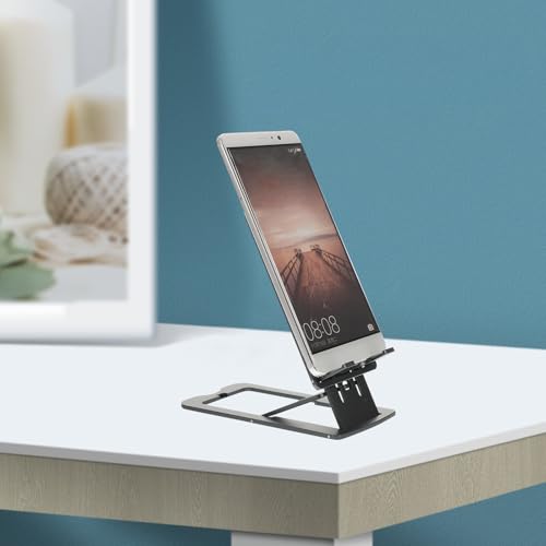balacoo Foldable Aluminum Alloy Phone Stand for Tablets and Smartphones