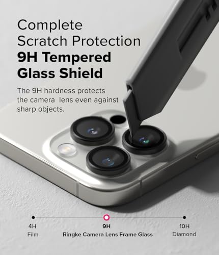 Ringke for iPhone 16 Pro Max / 16 Pro Camera Lens Protector [2 Pack] - size: iPhone 16 Pro / iPhone 16 Pro Max