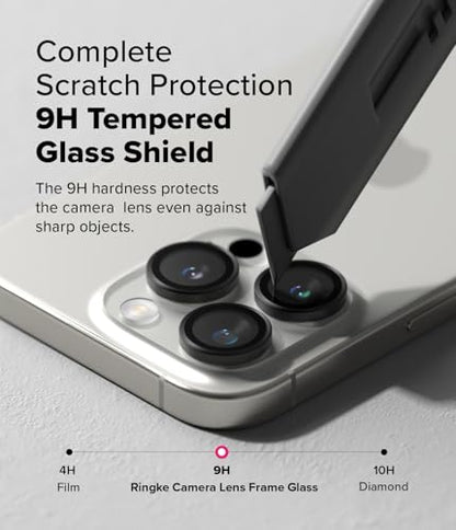 Ringke for iPhone 16 Pro Max / 16 Pro Camera Lens Protector [2 Pack] - size: iPhone 16 Pro / iPhone 16 Pro Max