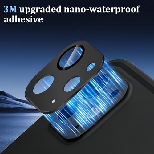 Camera Lens Protector Compatible for iPad Pro 11/13 Inch M5/M4 2025/2024,Matte Metal Tempered Glass Rear Camera Screen Cover Accessories,[Anti-Scratch] [Drop-Proof][Full Coverage] - Black - color: Black