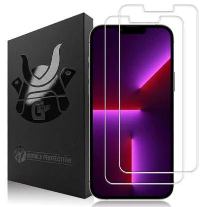 2 Pack Glass Screen Protector for iPhone 13 Pro Max and 14 Plus - size: iPhone 13 Pro Max, 14 Plus