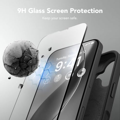 GONEZ Magnetic for iPhone 17 Case, Silicone Cover Black - color: Black, size: Iphone 17